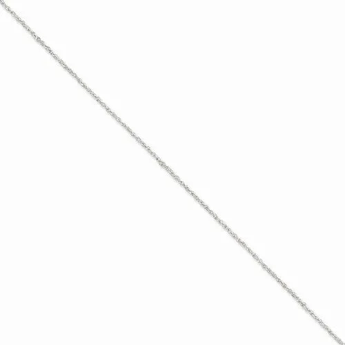 14K White Gold Ropa Anklet