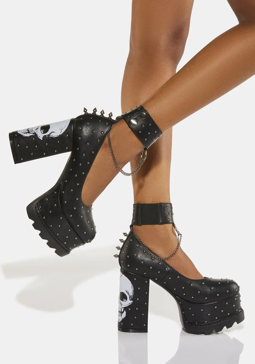 3AM Studded Heels