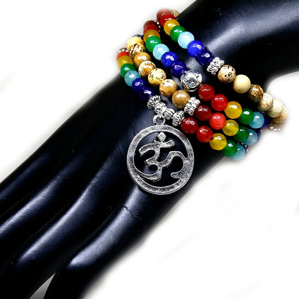 7 Chakra Balance Bracelet Sacral Energy Bracelet Unisex