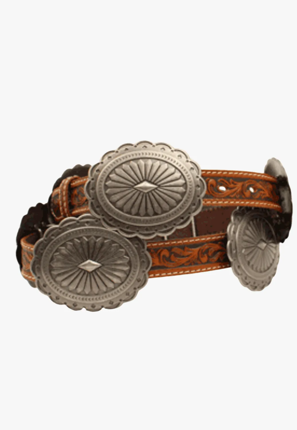 Ariat Womens Floral Embossed Belt