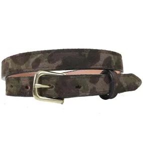 B1144 - Camo Suede Belt