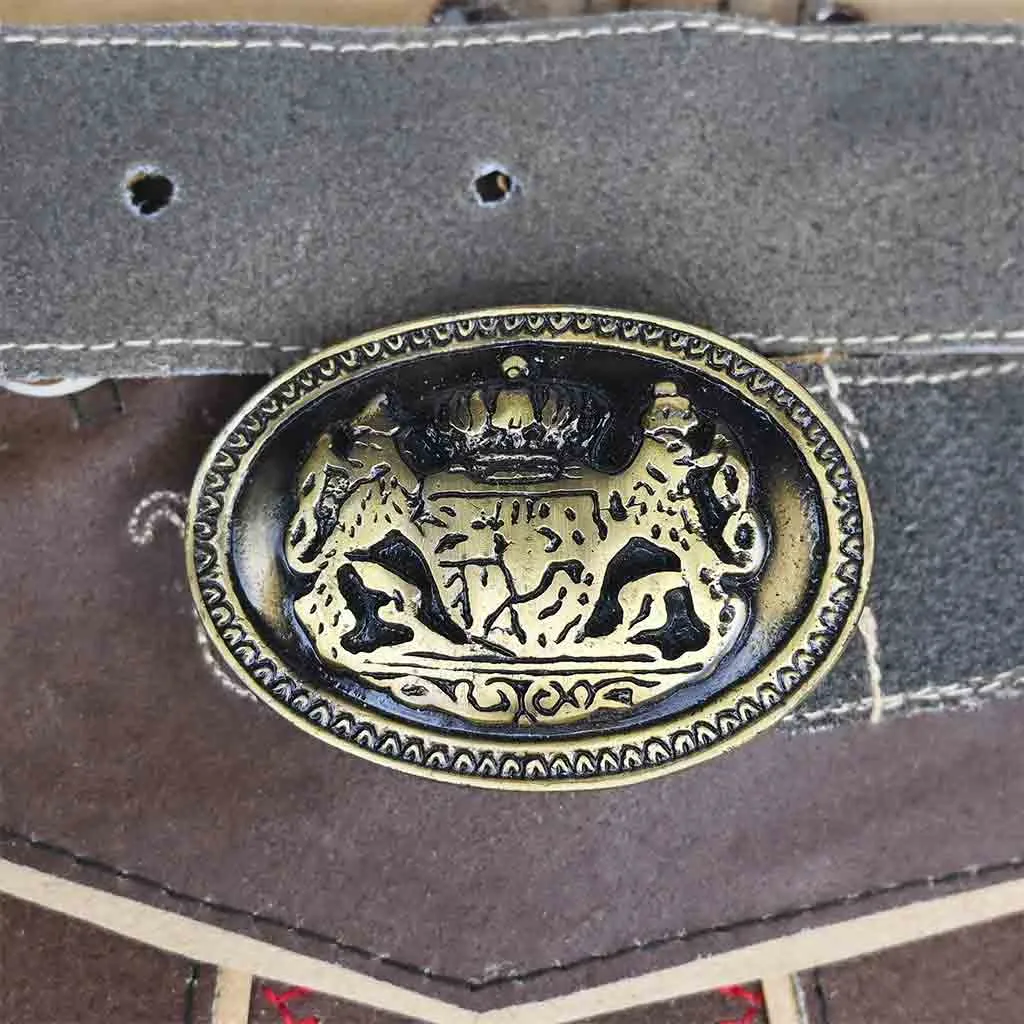 Bavarian Antiques Suede Leather Belt