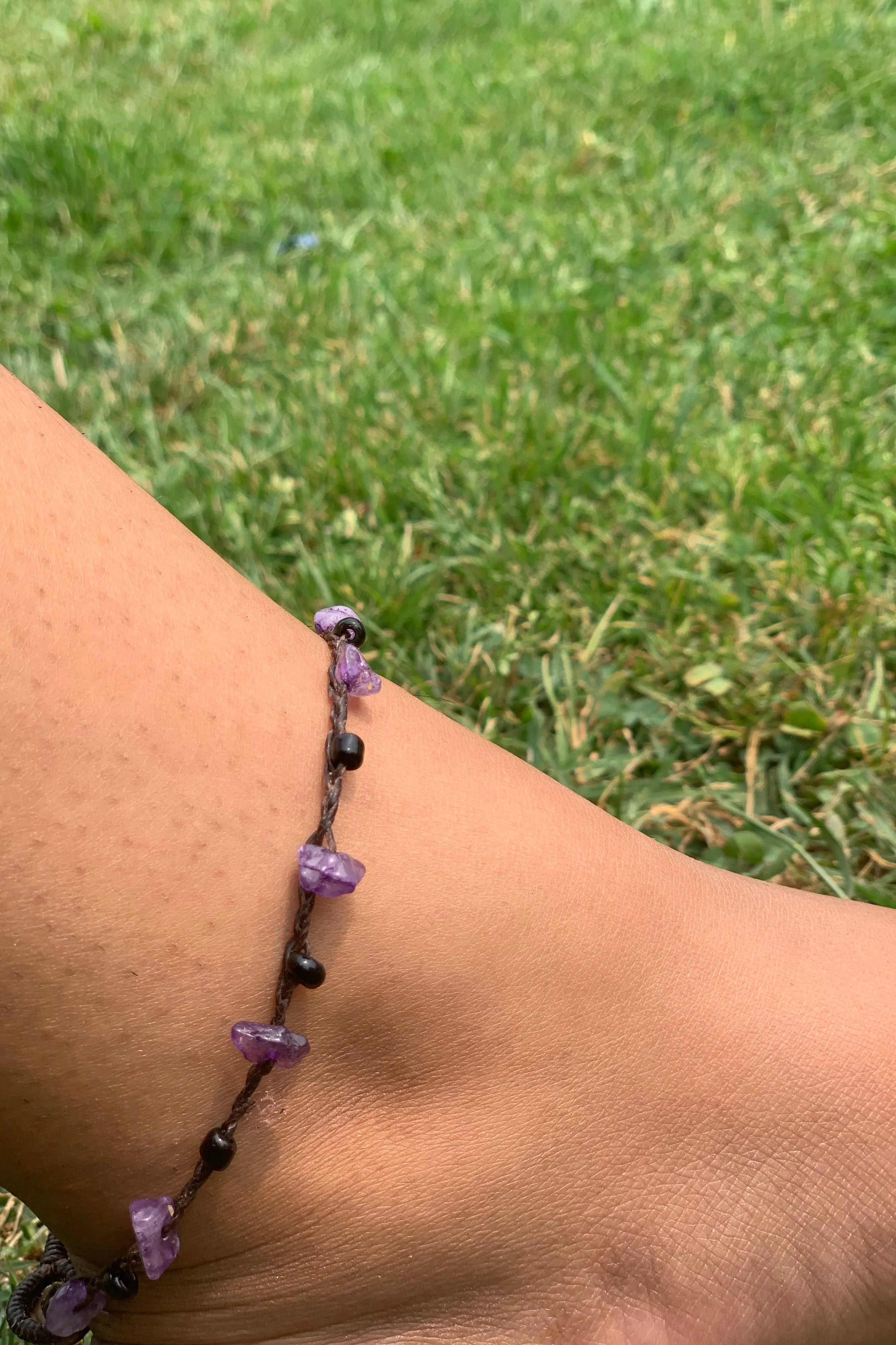 Beaded Crystal Anklets