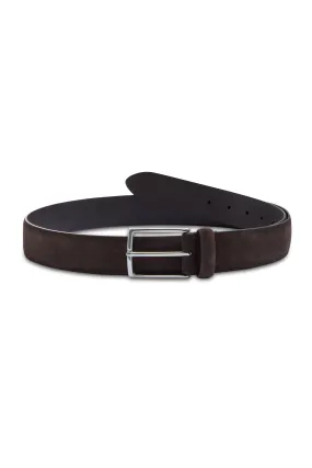 Brown Suede Belt