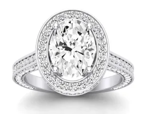 Buttercup - GIA Natural Oval Diamond Engagement Ring