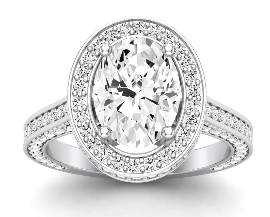 Buttercup - GIA Natural Oval Diamond Engagement Ring