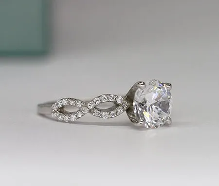 Camellia - Round Diamond Engagement Ring