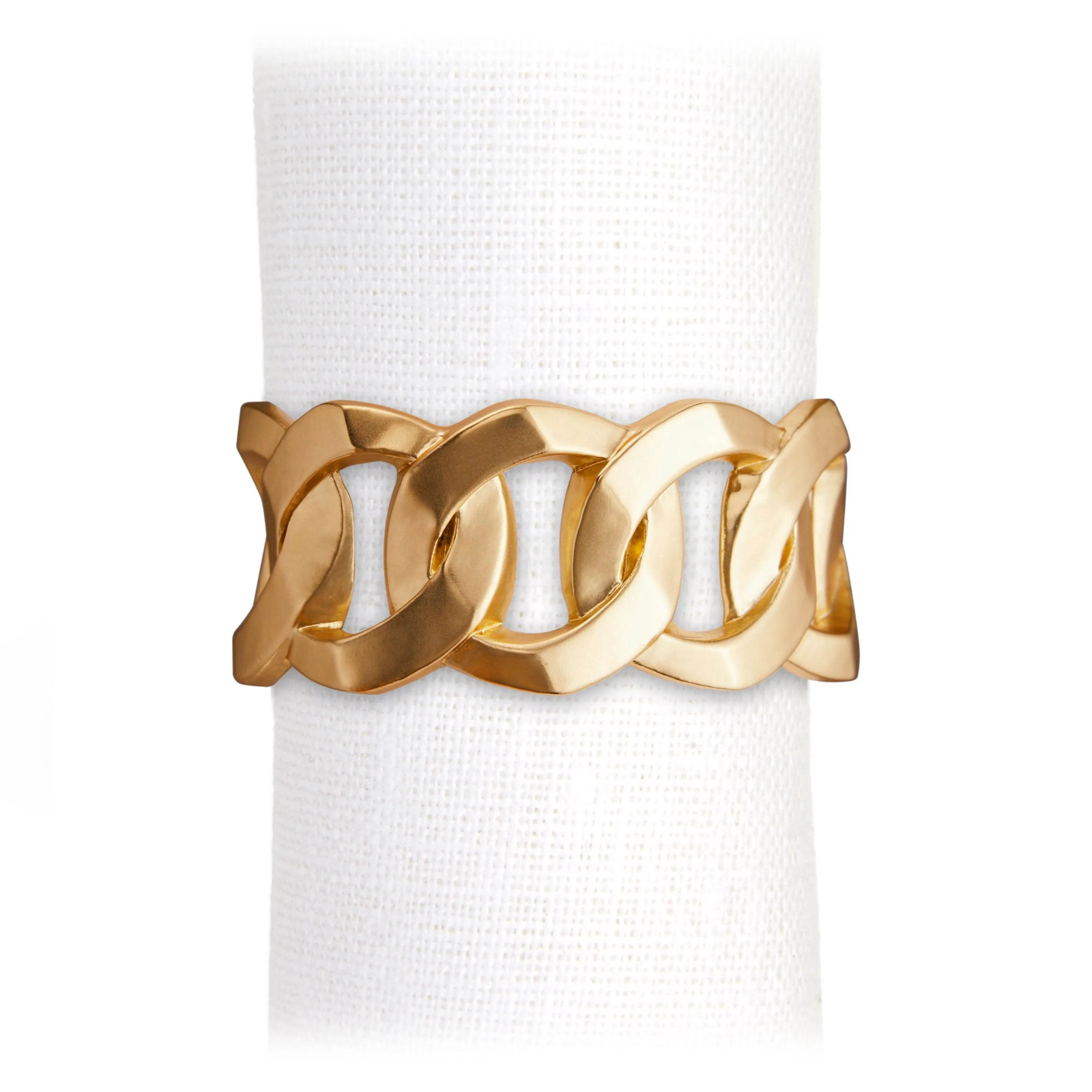 Cuban Link Napkin Rings