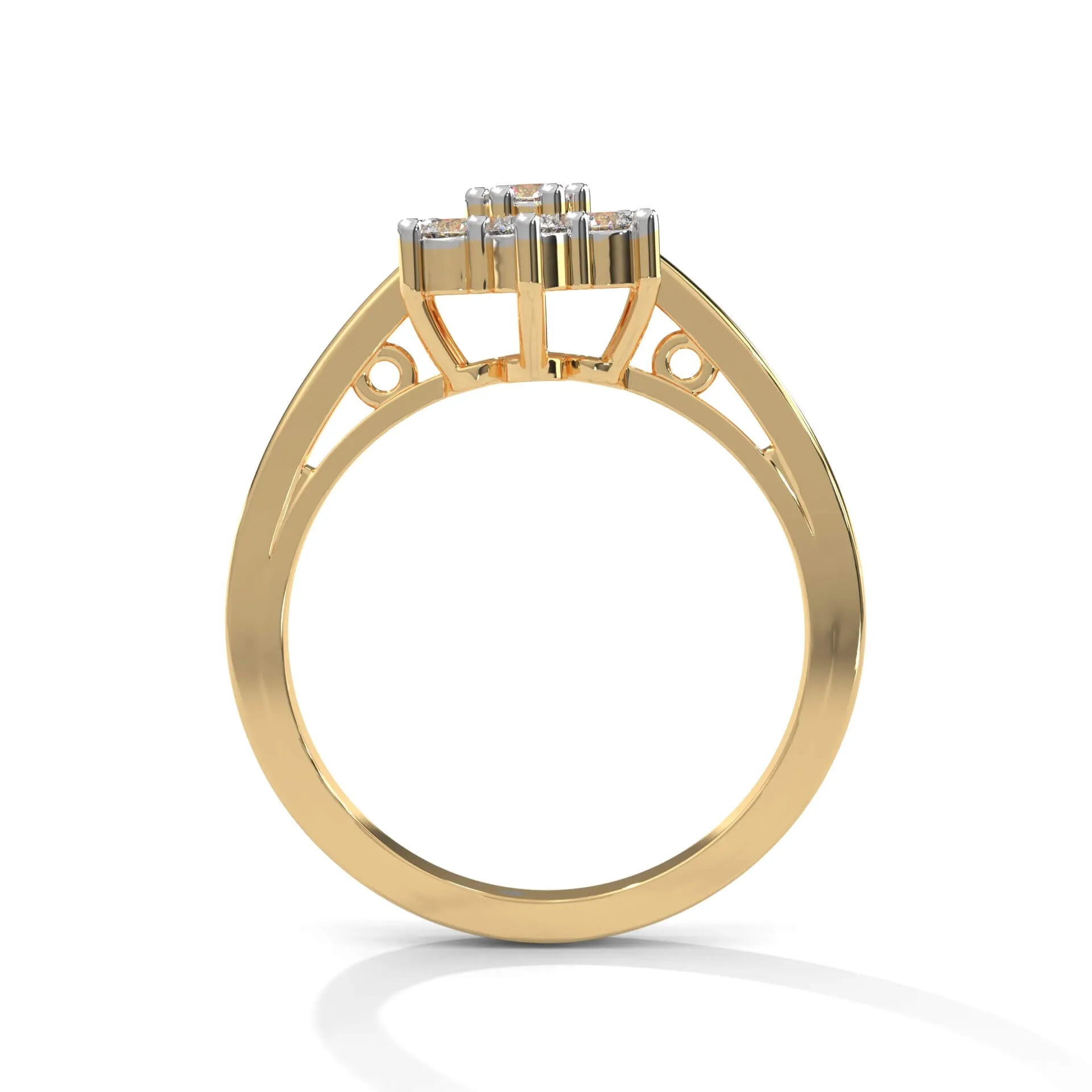 Daali Silver Ring for Women | 22kt Gold Vermeil