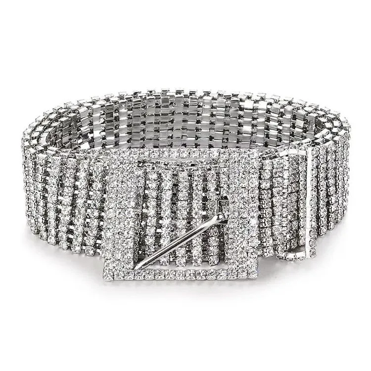 Diamond Embellished Waist Belts