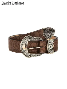 Filigree Embossed Belt