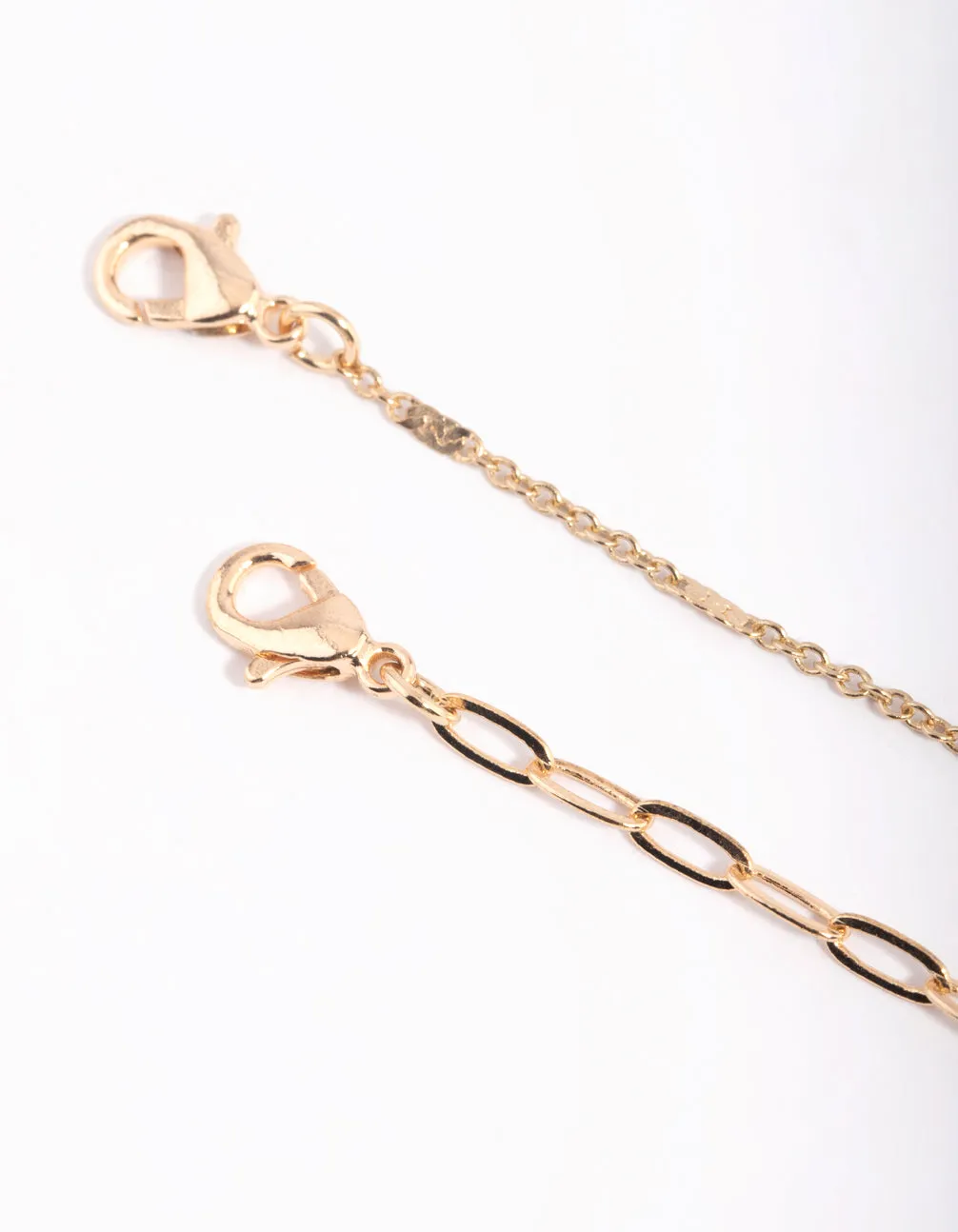 Gold Celestial Diamante Anklet Set