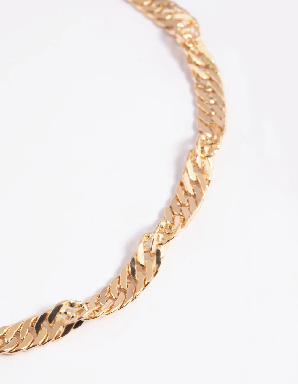 Gold Twisted Chain Anklet