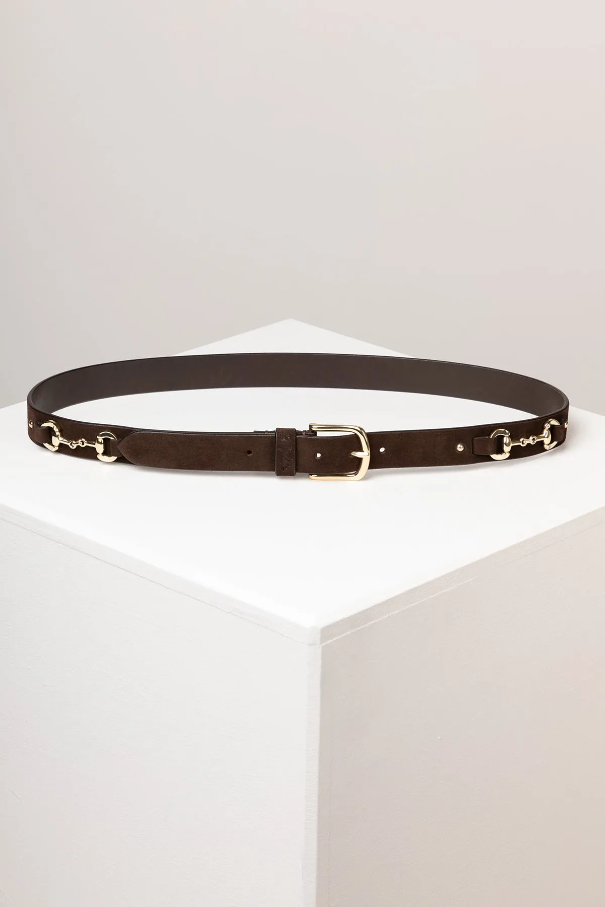 Ladies Suede Snaffle Belt - Lucinda