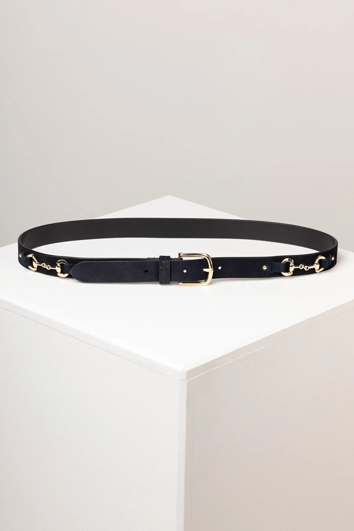 Ladies Suede Snaffle Belt - Lucinda