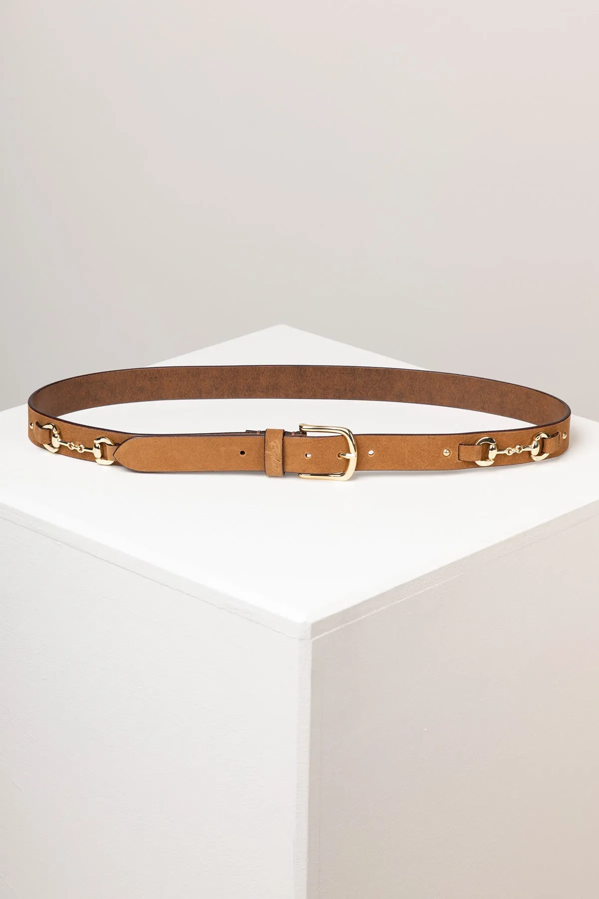 Ladies Suede Snaffle Belt - Lucinda