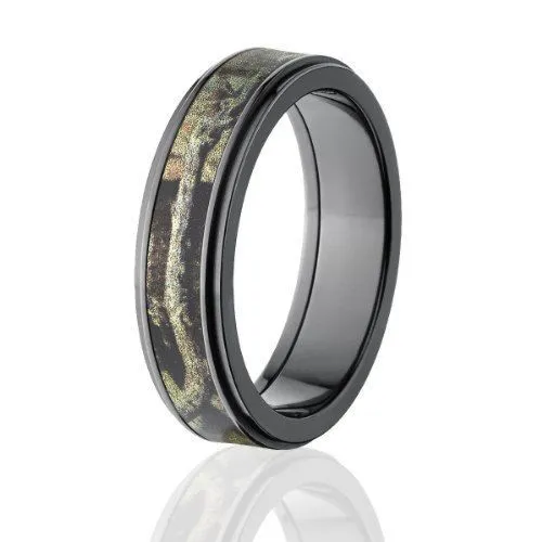 Mossy Oak Camo Rings, Wedding RIngs, Breakup Infinity Camo Bands