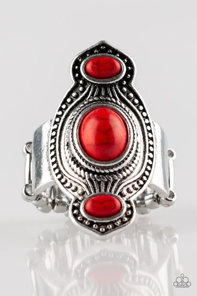 Paparazzi Ring ~ Dune Drifter - Red