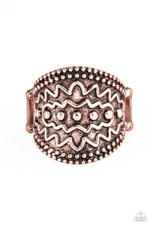 Paparazzi Ring ~ Island Rover - Copper