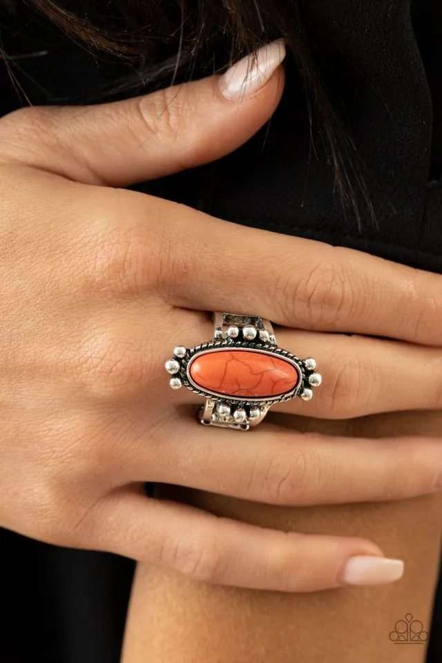 Paparazzi Ring ~ Pioneer Paradise - Orange