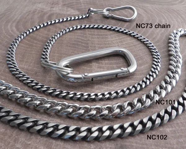 Pure Steel Smooth Leash - Wallet Chain