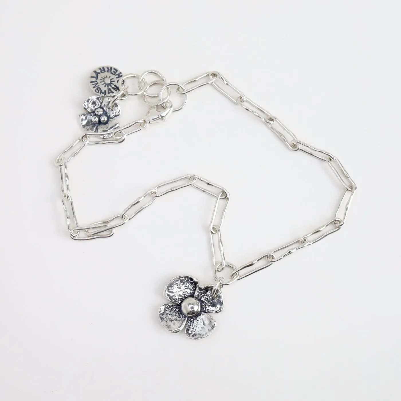 Reversible Flower Anklet