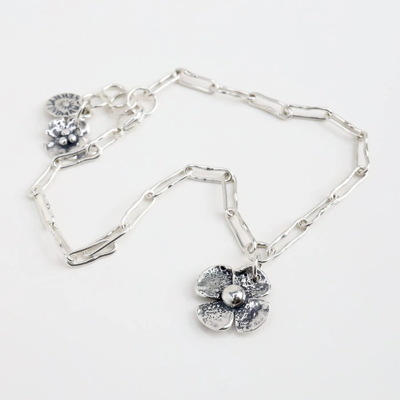 Reversible Flower Anklet