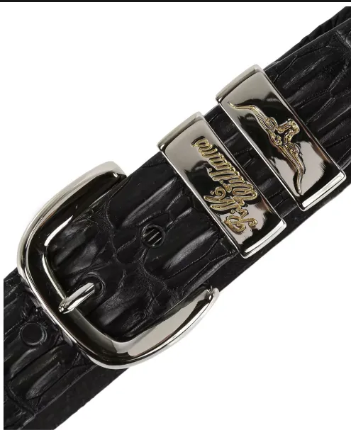 R.M. Williams 1 1/2" Crocodile Belt