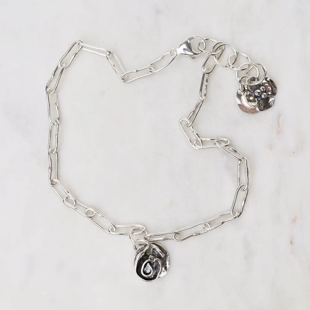 Rose Charm Anklet