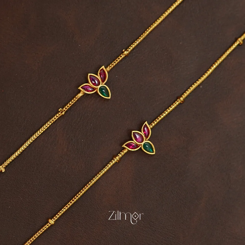 SN1011372 - Kemp Lotus pair Anklets