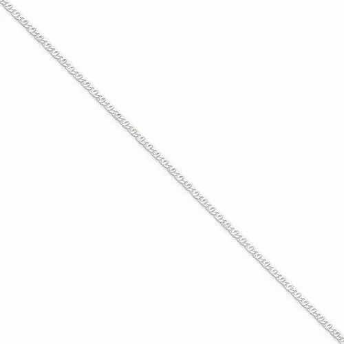 Sterling Silver Fancy Anchor Pendant Chain Anklet