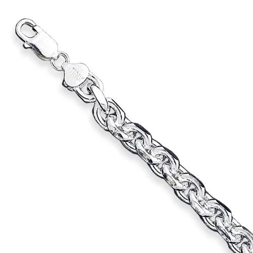 Sterling Silver Heavy Link Chain Bracelet