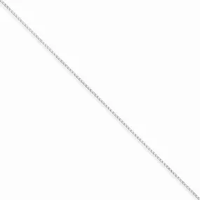 Sterling Silver Open Curb Chain Anklet