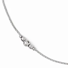 Sterling Silver Polished Anklet Bracelet