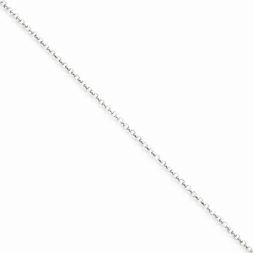 Sterling Silver Rolo Chain Anklet