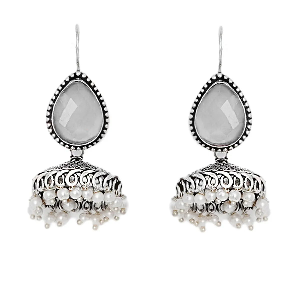 Teejh Hemal Silver Oxidised Jewelry  Gift Set