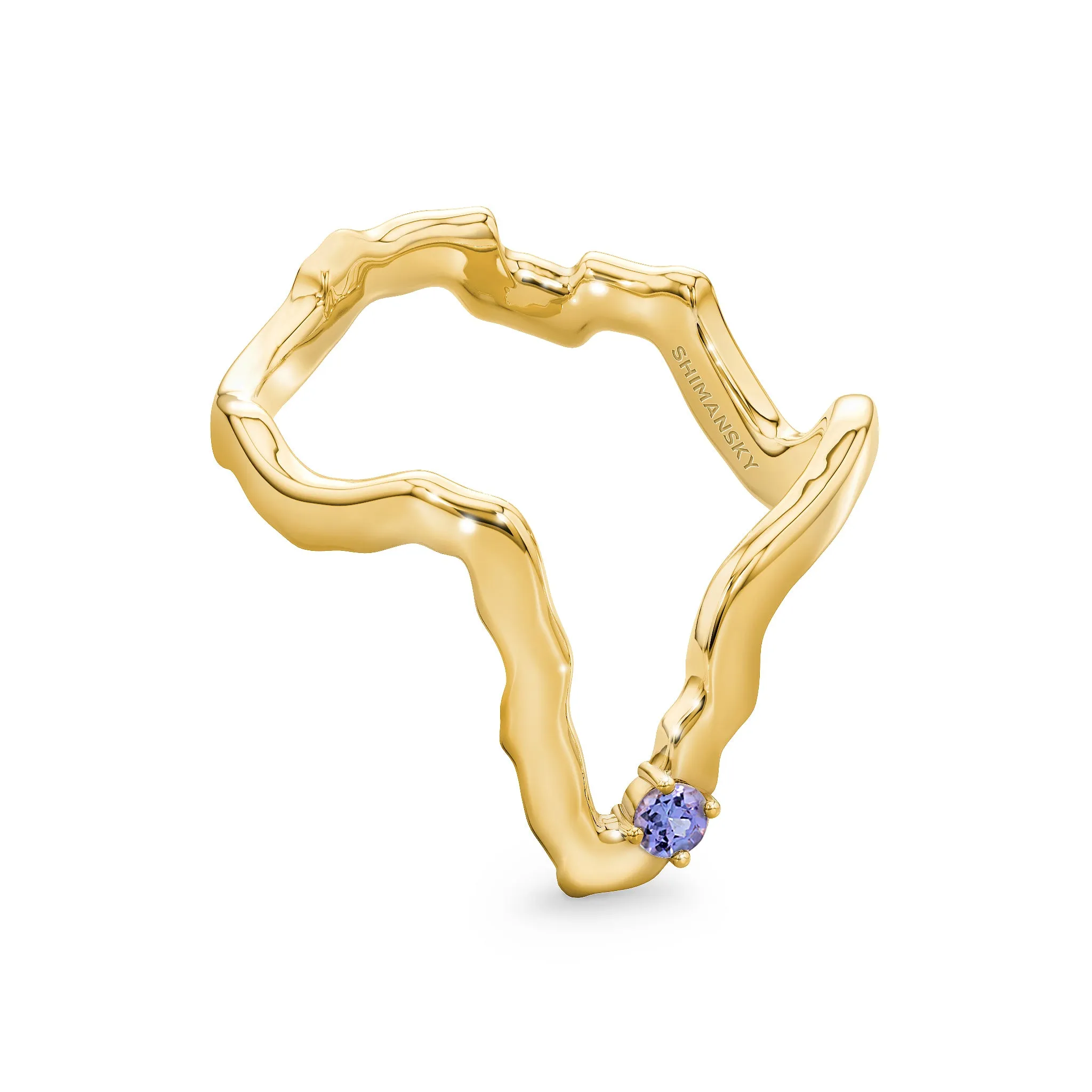 Tip of Africa Tanzanite Ring