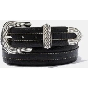 Vintage Bison Coloma Belt-Black